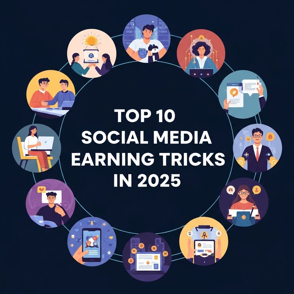 Top 10 Social Media Earning Tricks for 2025 social media earning tricks 2025