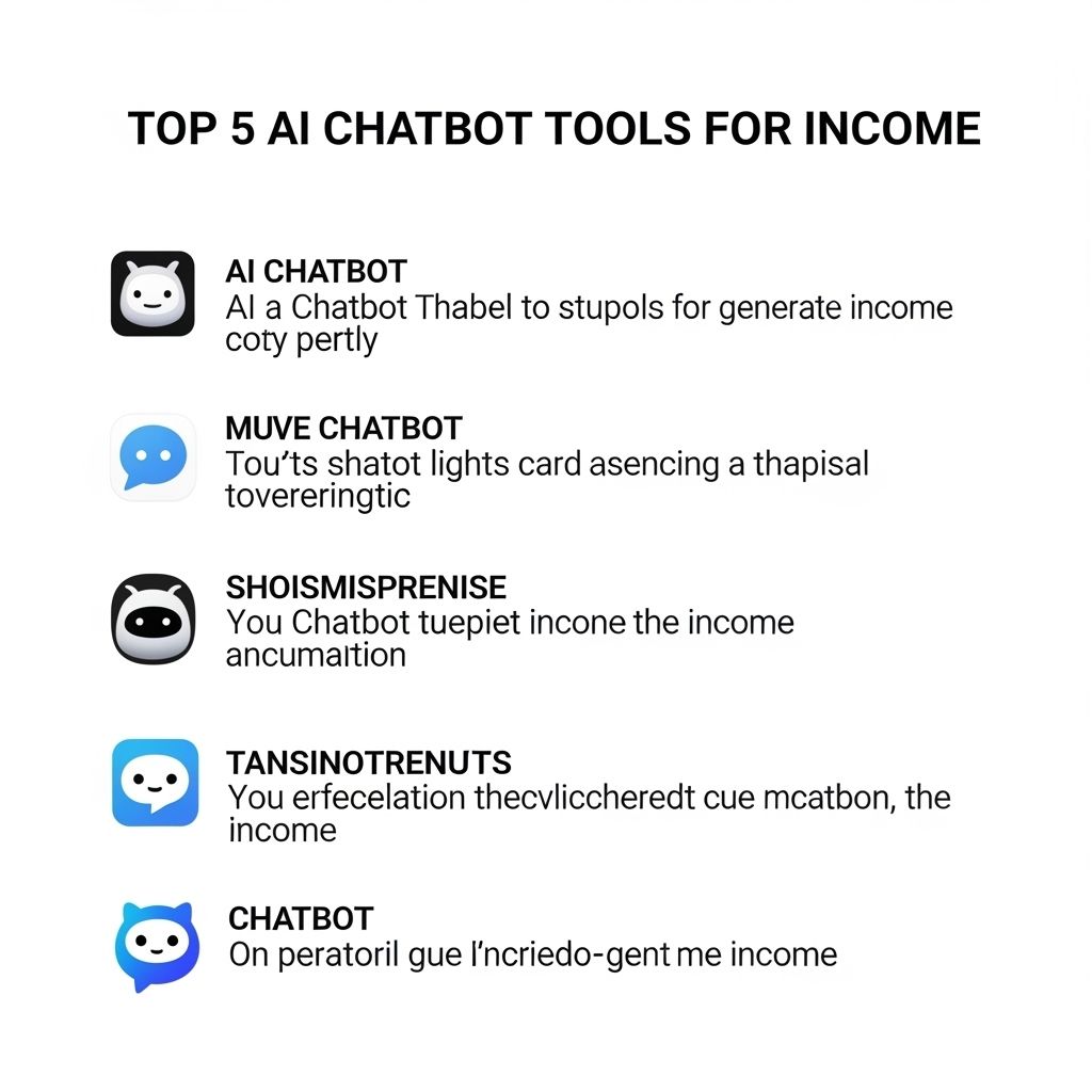 Top 5 AI Chatbot Tools to Boost Your Income top 5 ai chatbot tools