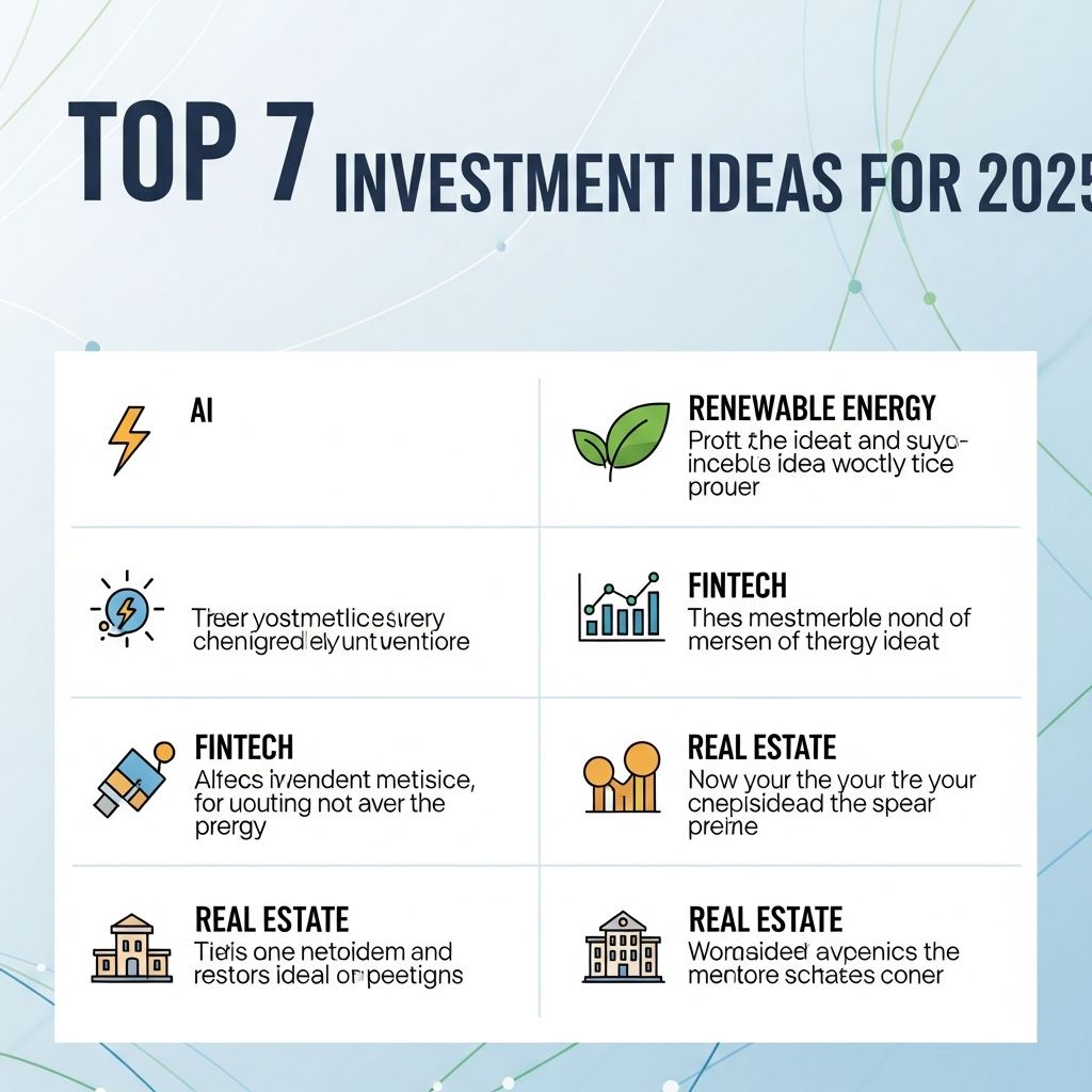 Top 7 Investment Ideas to Consider for 2025 top 7 investment ideas 2025