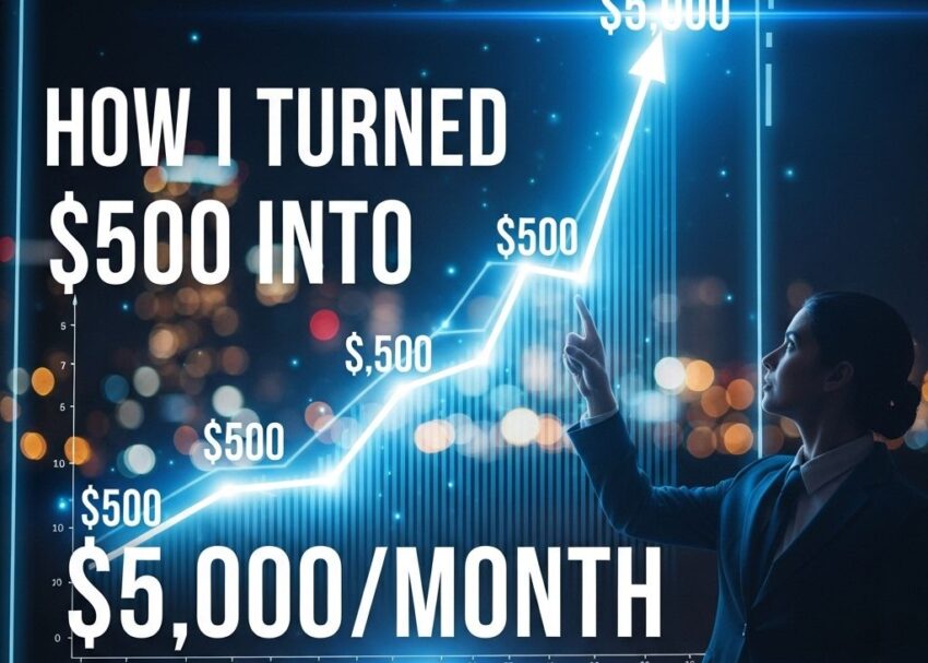 How I Turned $500 into $5,000 Monthly Income turn 500 into 5000 monthly