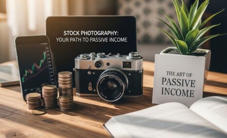 unlock passive income stock photography