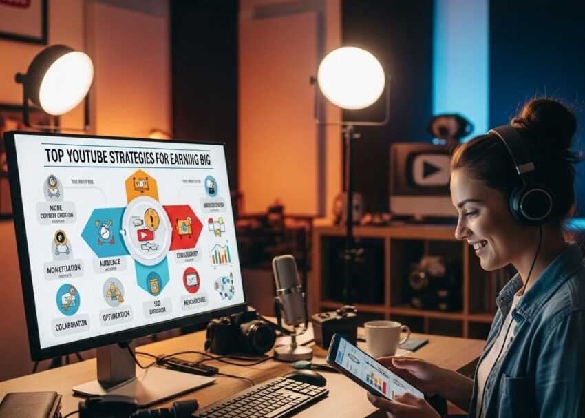 youtube strategies earning big