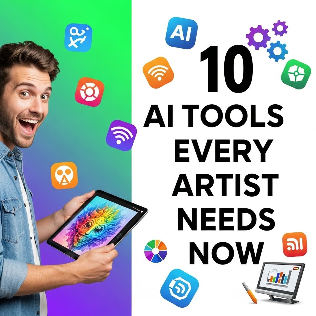 10 Must-Have AI Tools for Artists 10 ai tools for artists