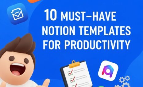10 notion templates productivity