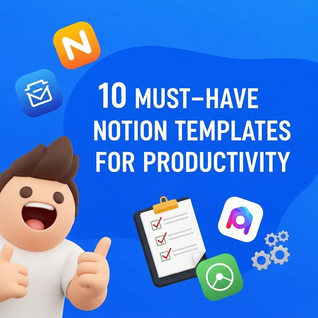 10 notion templates productivity