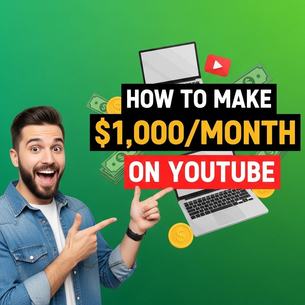 Unlocking $1,000/Month on YouTube: A Step-by-Step Guide 1000 month youtube guide