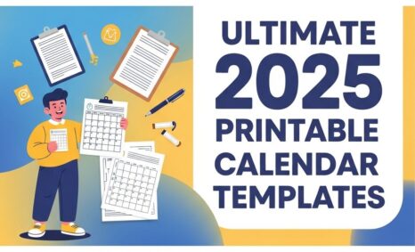 2025 printable calendar templates 1