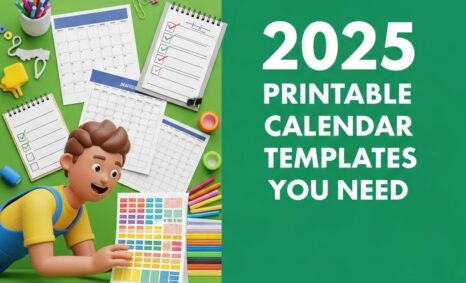 2025 printable calendar templates