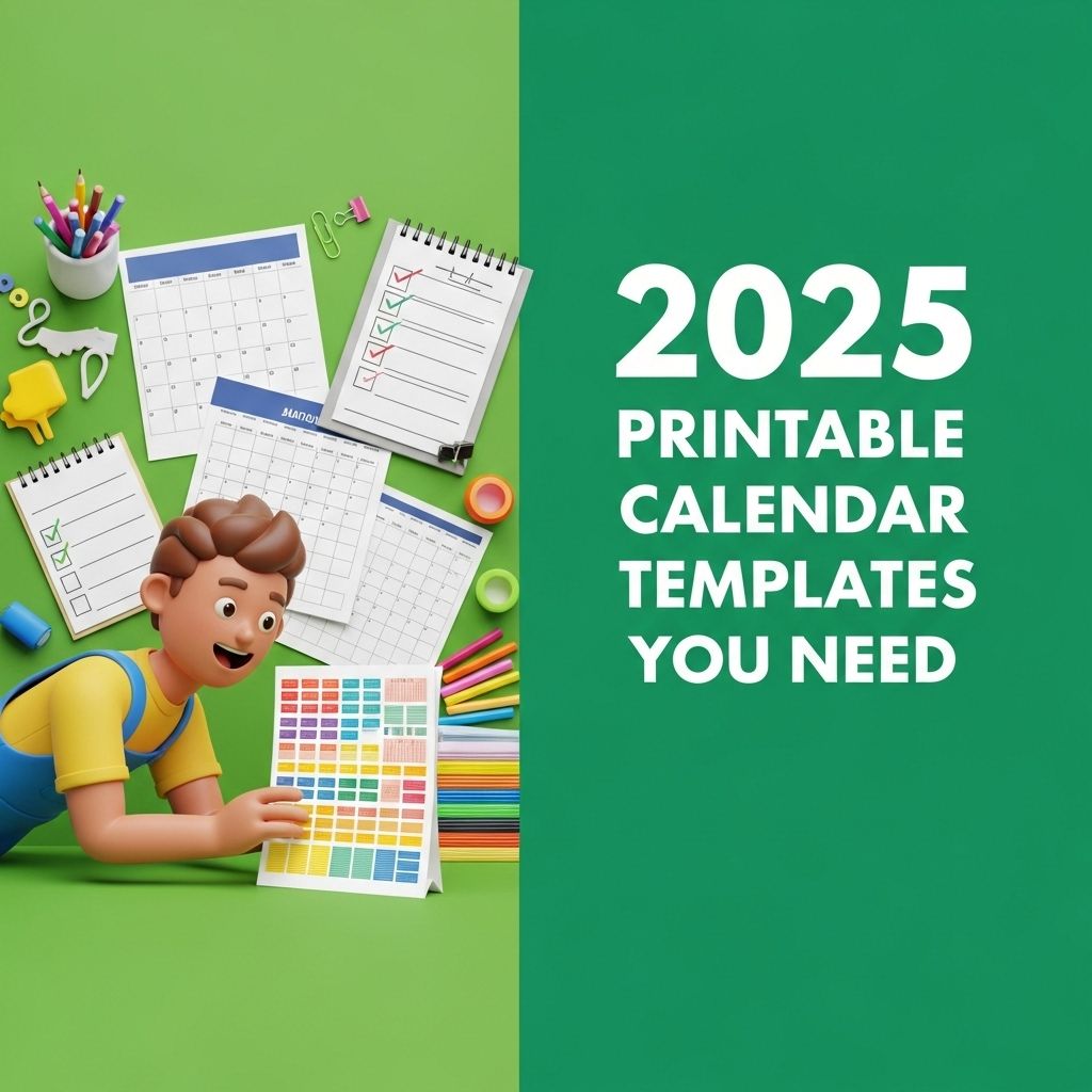 2025 Printable Calendar Templates You NEED 2025 printable calendar templates