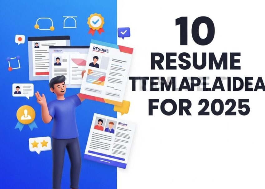 10 Creative Resume Templates for 2025 2025 resume template ideas