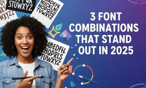 3 font combinations stand out