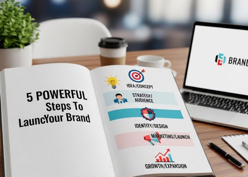 5 Powerful Steps to Successfully Launch Your Brand 5 powerful steps launch brand