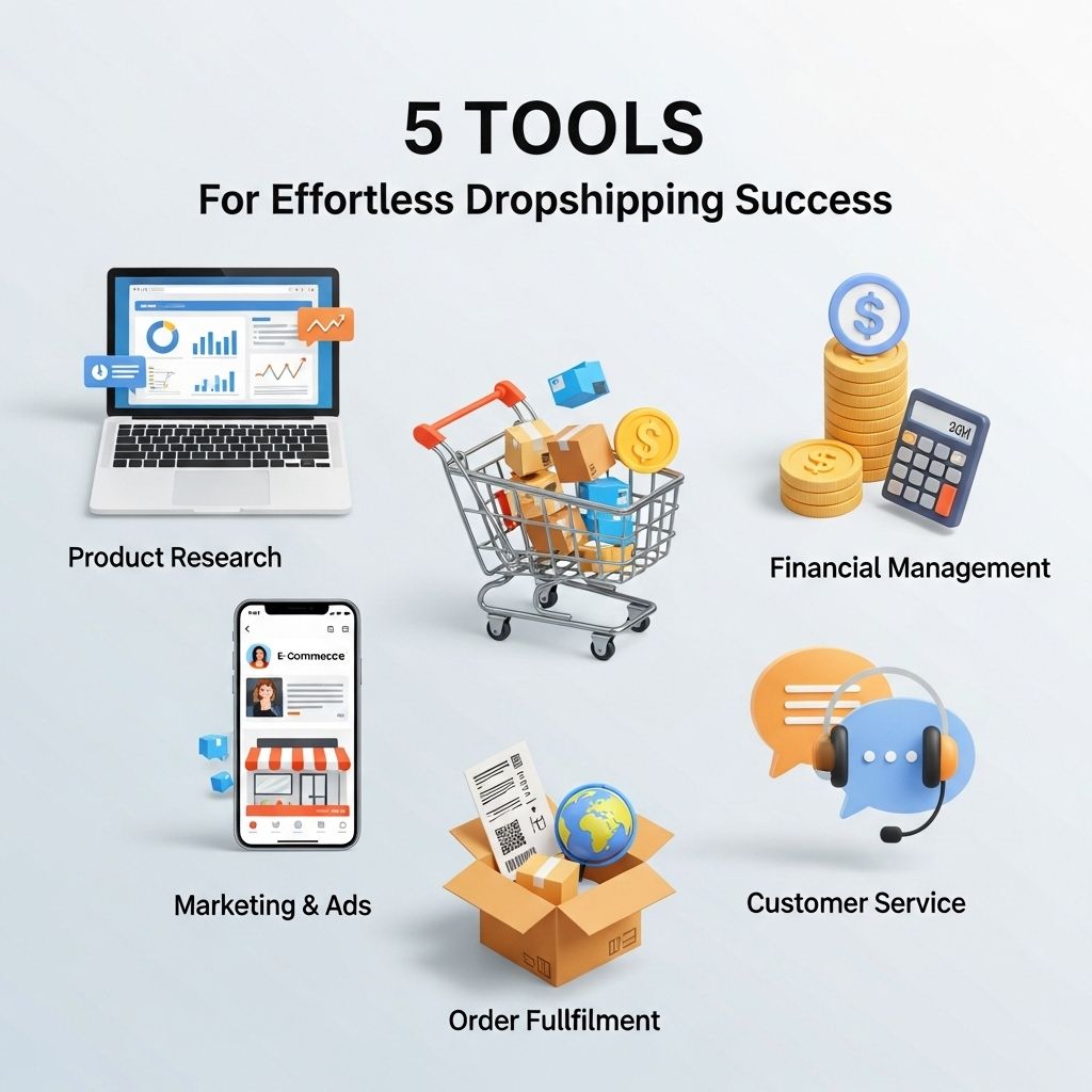 5 tools dropshipping success