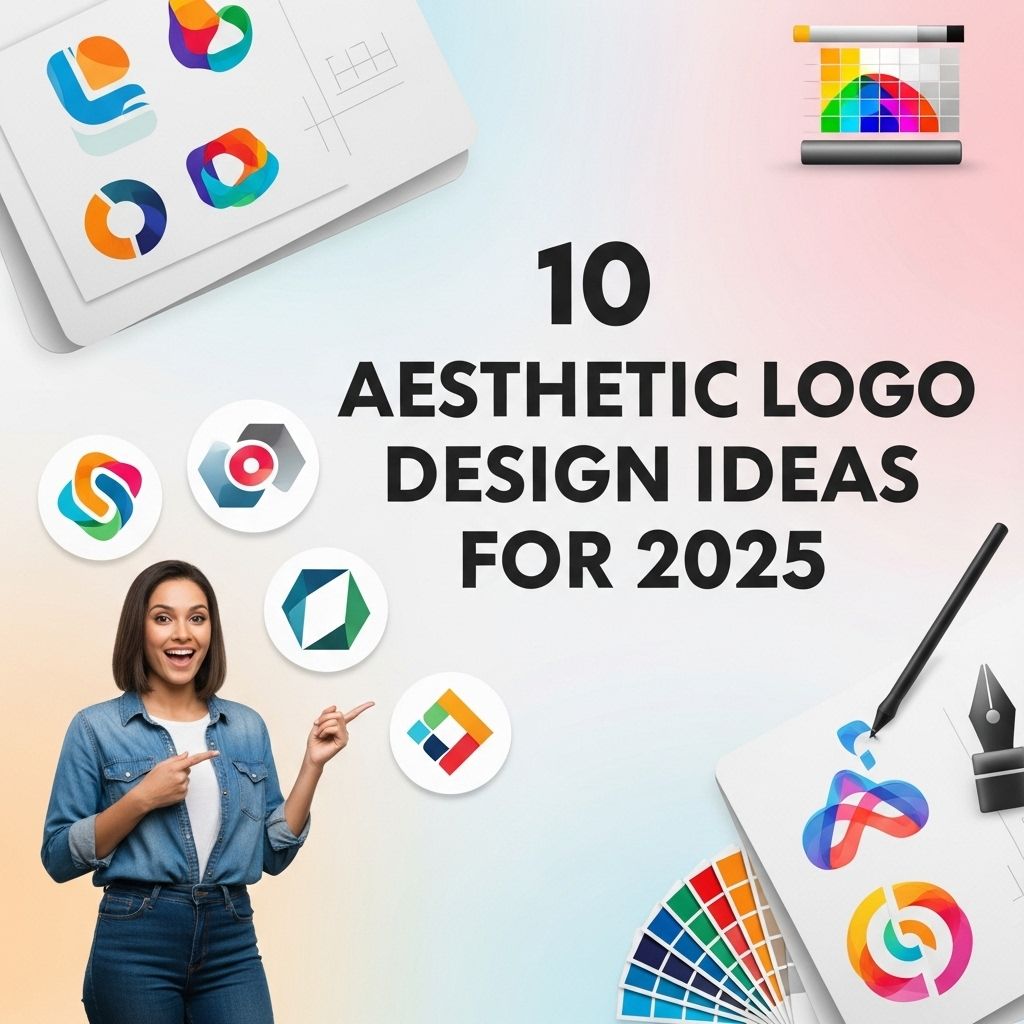 10 Aesthetic Logo Design Ideas for 2025 aesthetic logo design 2025