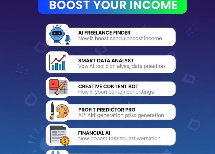 Top 5 AI Tools to Boost Your Income ai tools boost income