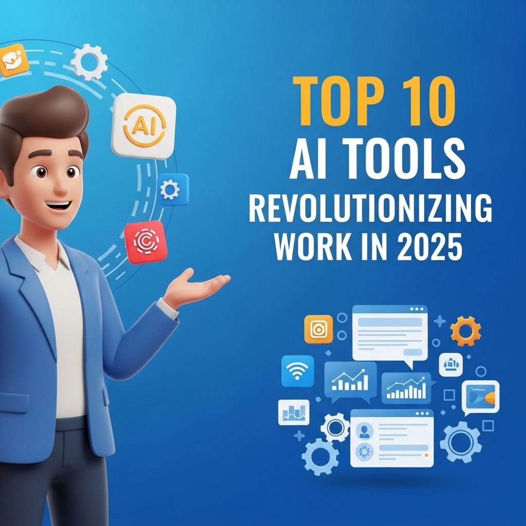 Top 10 AI Tools Revolutionizing Work in 2025 ai tools revolutionizing work
