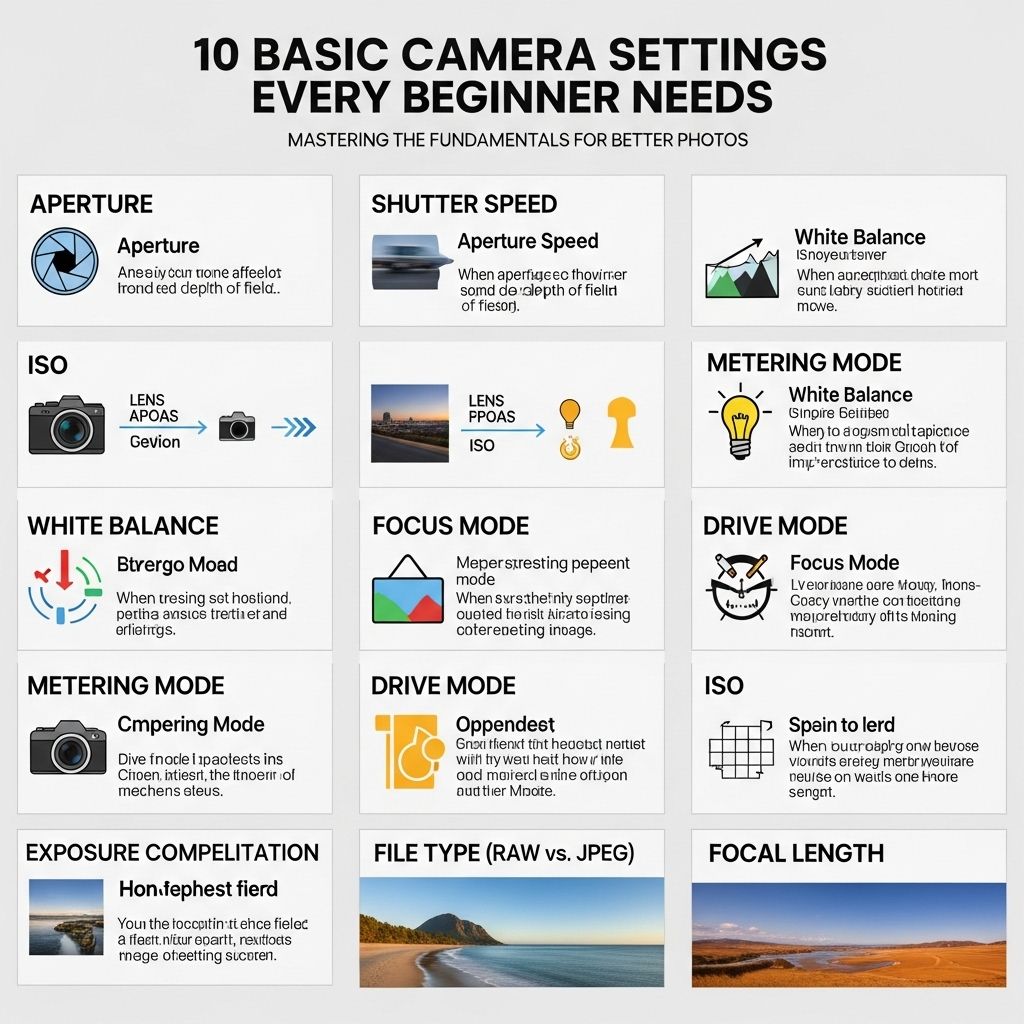 10 Essential Camera Settings for Beginners beginner camera settings