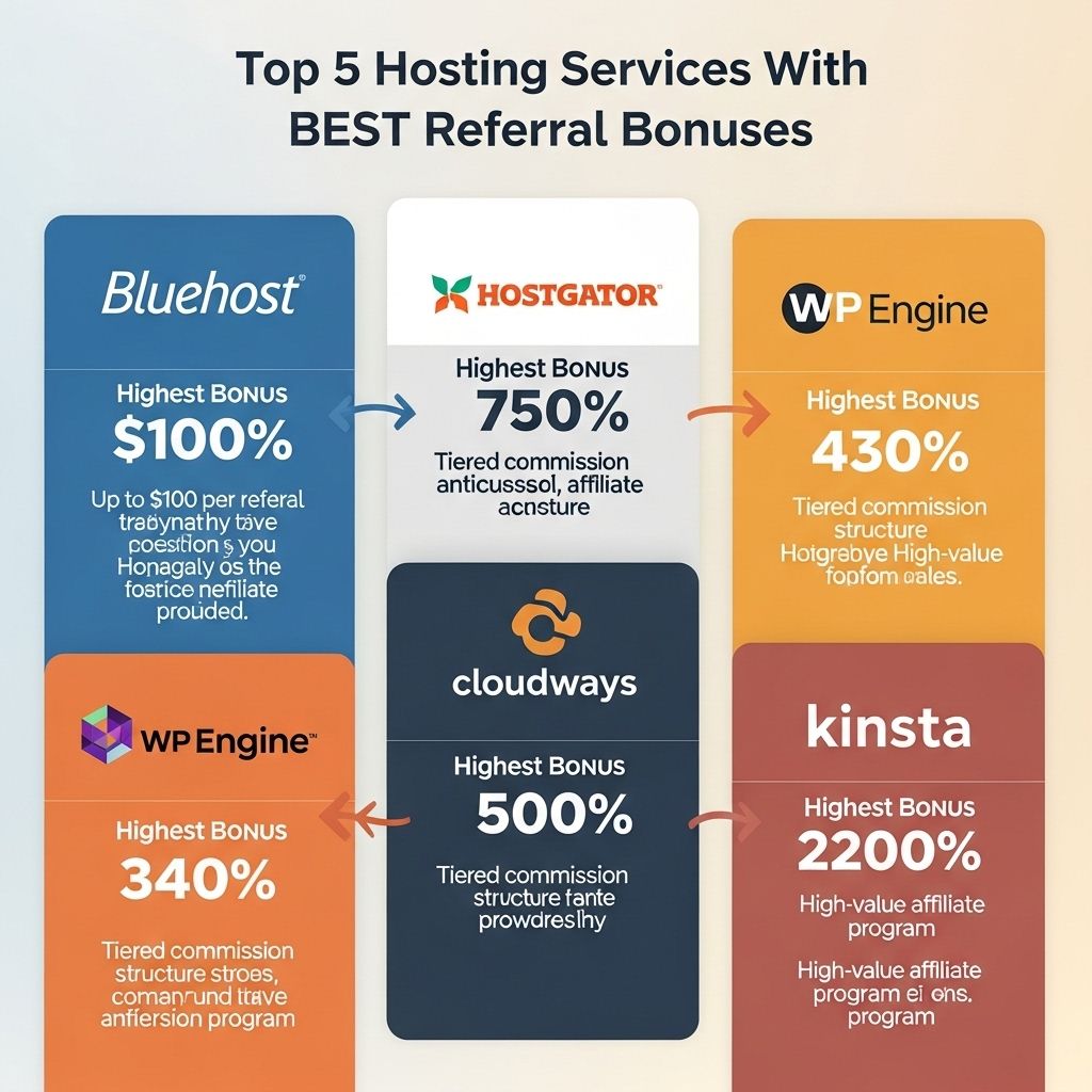 best hosting referral bonuses