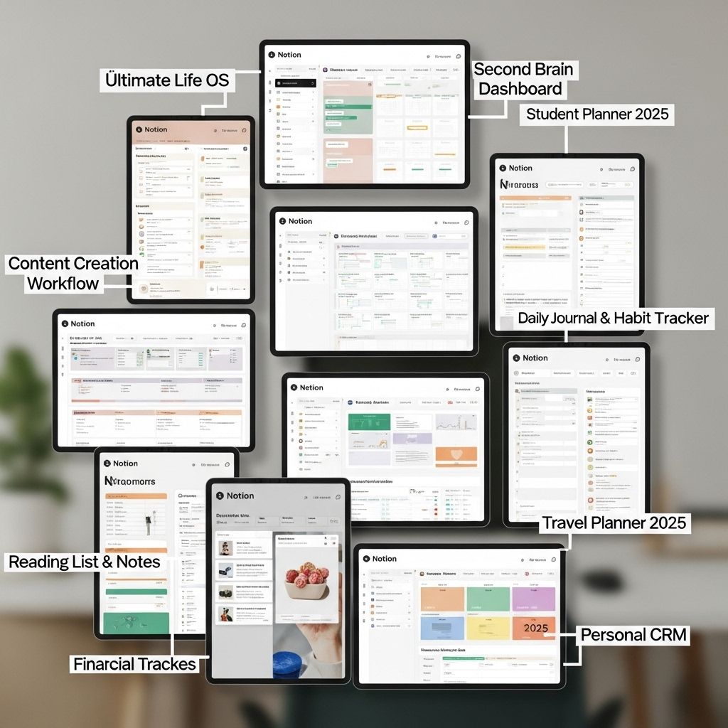 10 Best Notion Productivity Templates for 2025 best notion templates 2025