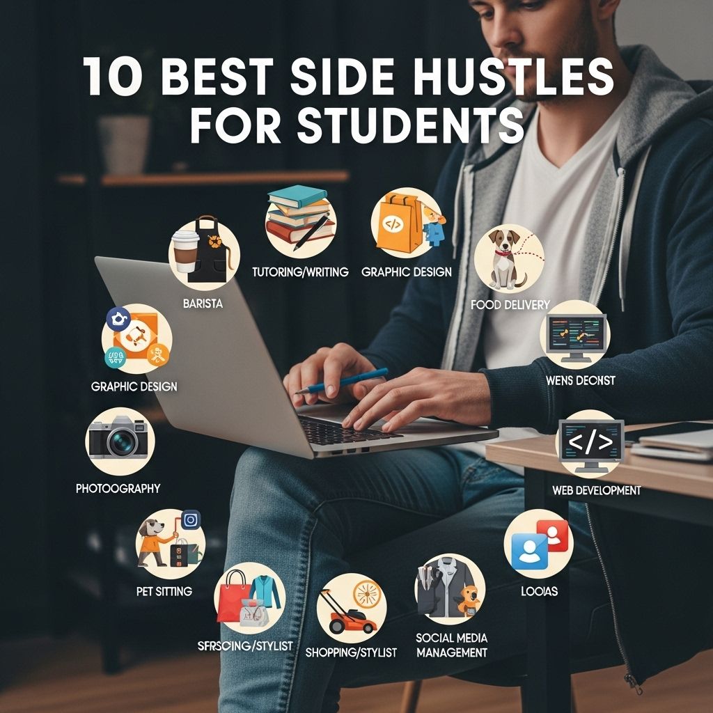 Top 10 Side Hustles for Students to Boost Income best side hustles for students