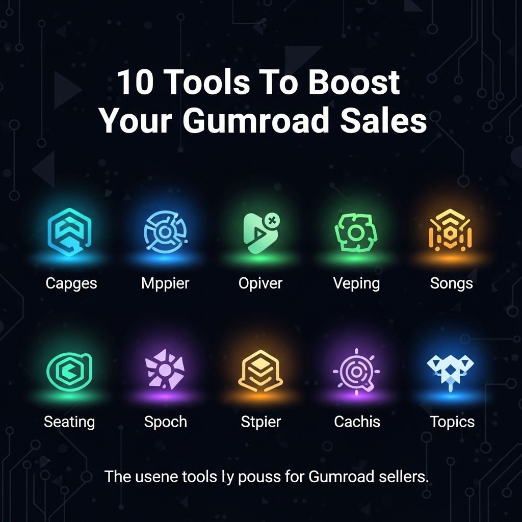 10 Essential Tools to Skyrocket Your Gumroad Sales boost gumroad sales tools