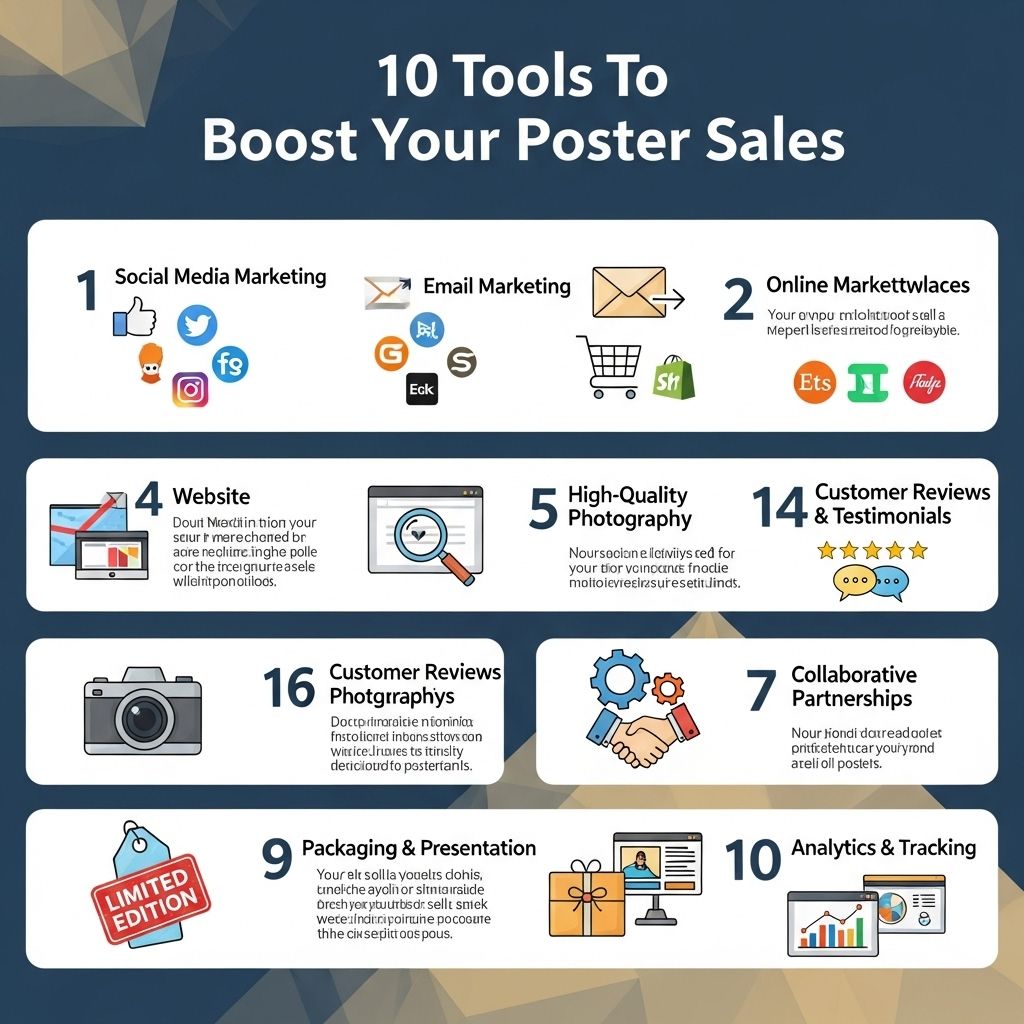 10 Essential Tools to Skyrocket Your Poster Sales boost poster sales tools