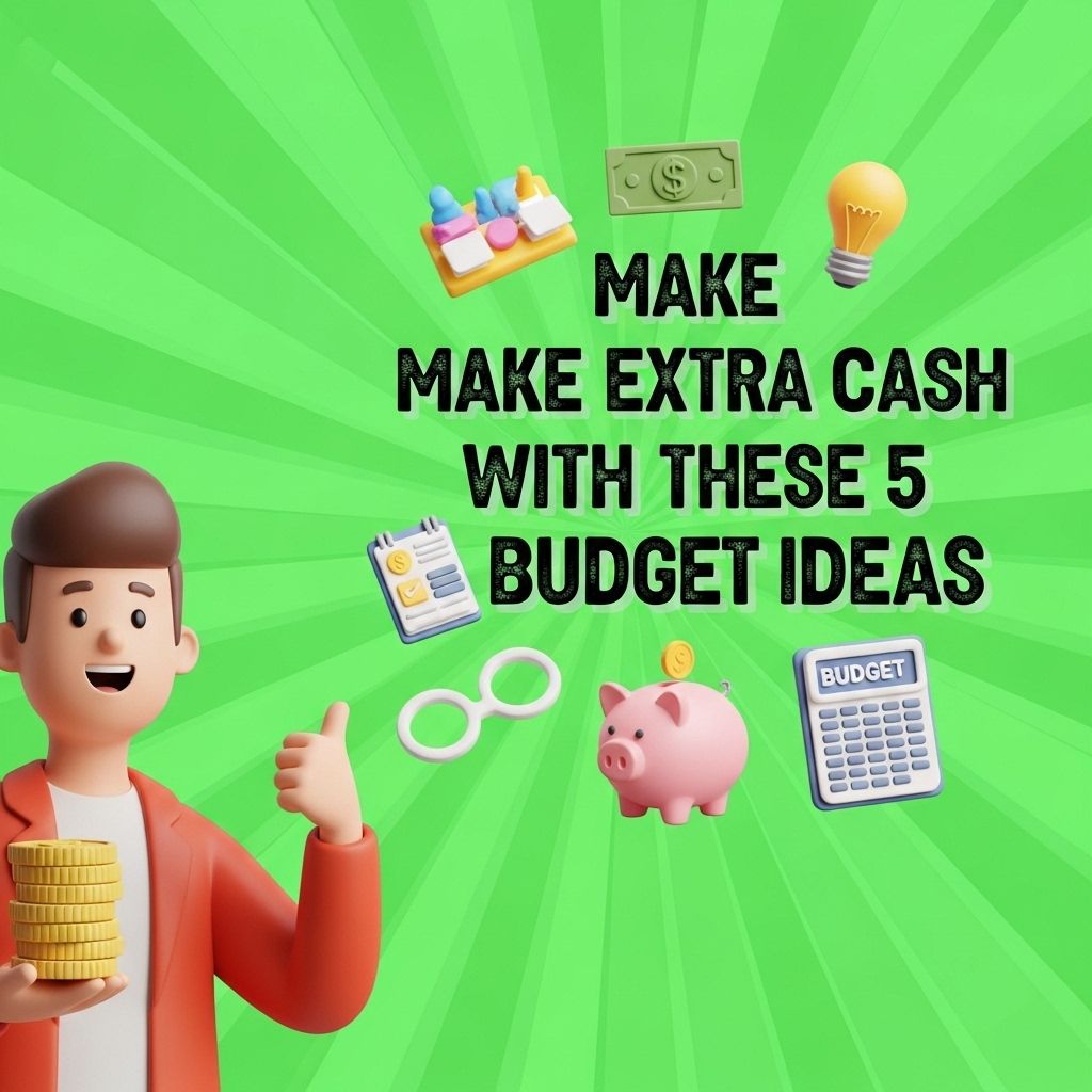 5 Budget Ideas to Make Extra Cash budget ideas extra cash