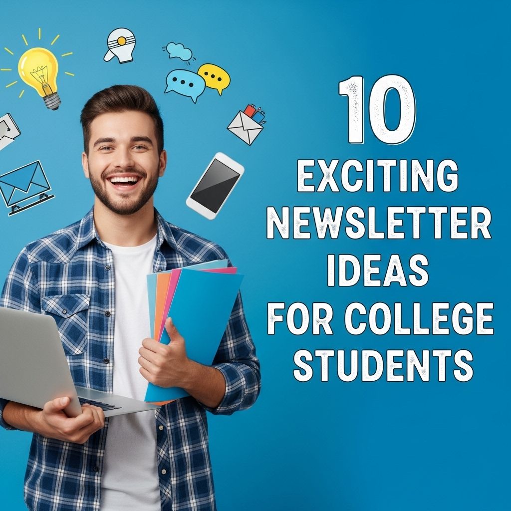 college newsletter ideas