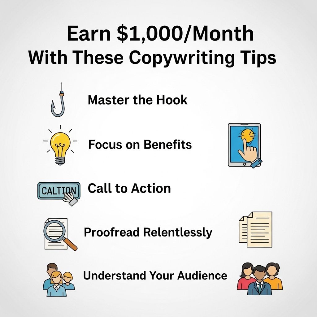 Earn $1,000 a Month With These Copywriting Tips copywriting tips income
