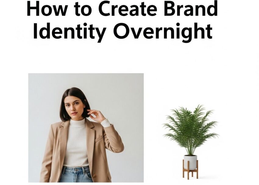 create brand identity overnight