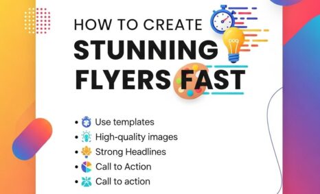 create stunning flyers fast