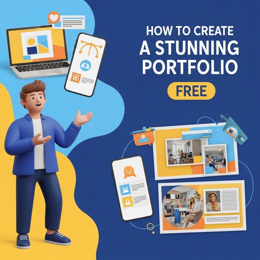 create stunning portfolio free