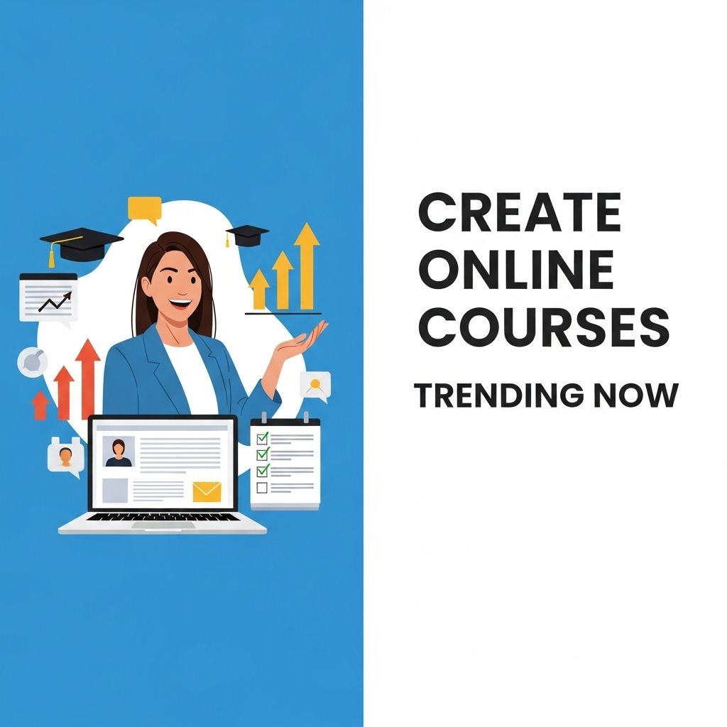 create trending online courses
