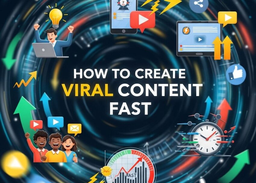 Create Viral Content in No Time create viral content fast