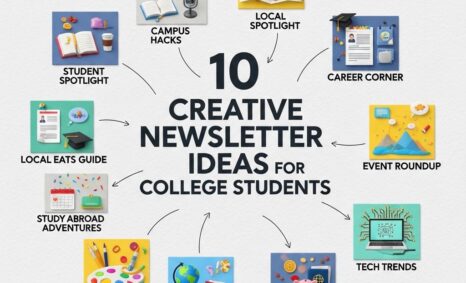 creative newsletter ideas college
