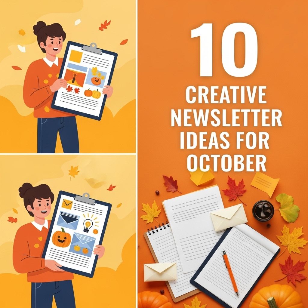 creative newsletter ideas october