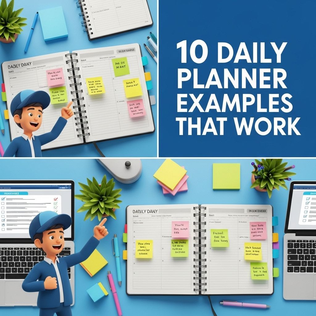 10 Daily Planner Examples That Actually Work daily planner
