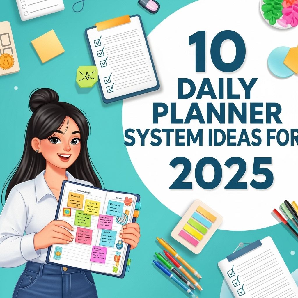 daily planner ideas 2025