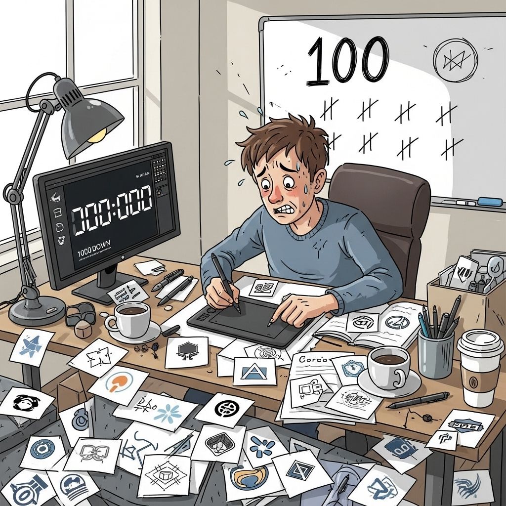 Create 100 Stunning Logos in Just One Hour design 100 logos in one hour