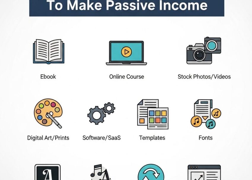 10 Digital Products for Passive Income Success digital products passive income