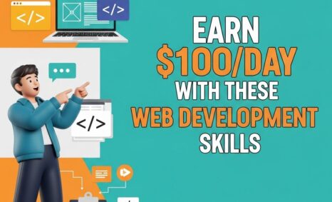 earn 100 daily web development