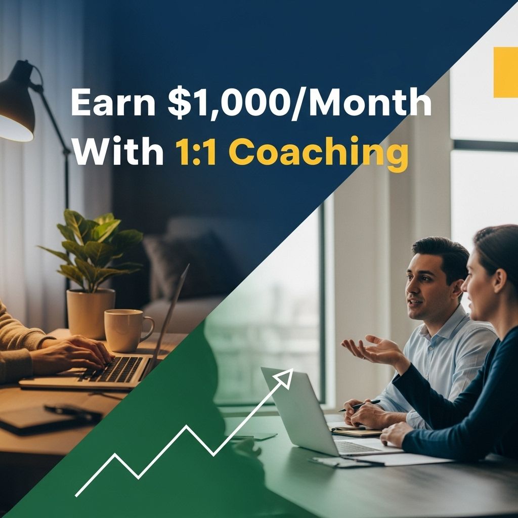 Earn $1,000/Month with 1:1 Coaching: Your Ultimate Guide earn 1000 month 1 1 coaching