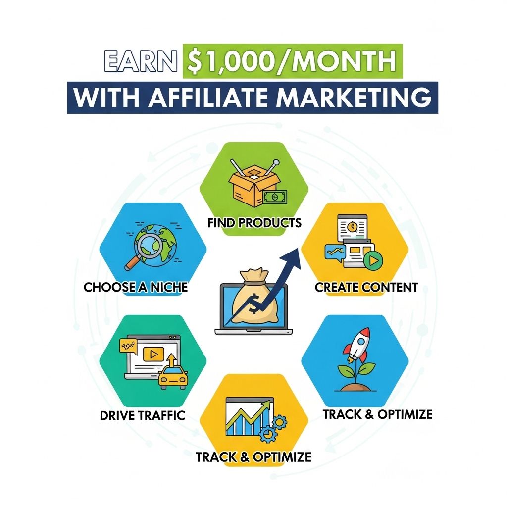 Earn $1,000/Month with Affiliate Marketing Strategies earn 1000 month affiliate marketing