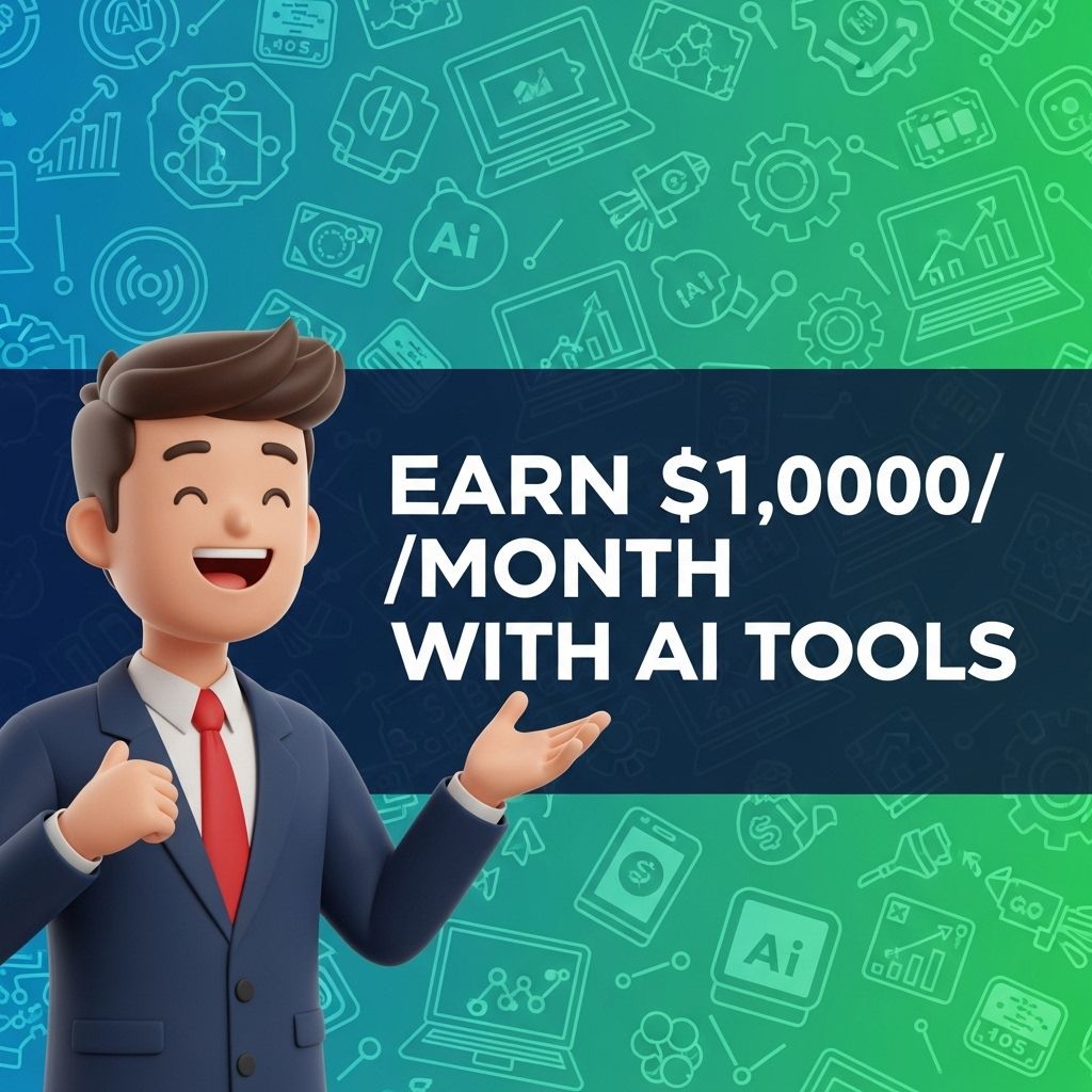 Earn $1,000/Month Using AI Tools earn 1000 month ai tools