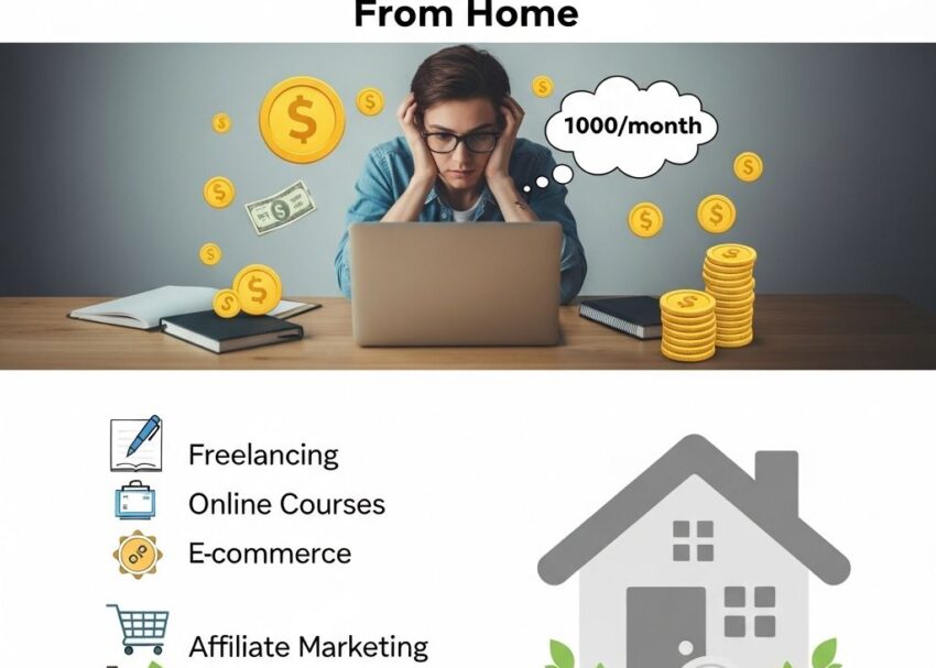 Earn $1,000/Month From Home: A Step-by-Step Guide earn 1000 month home