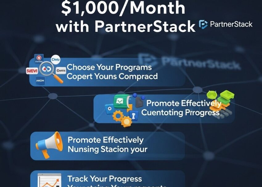 Earn $1,000/Month with PartnerStack: A Step-by-Step Guide earn 1000 month partnerstack