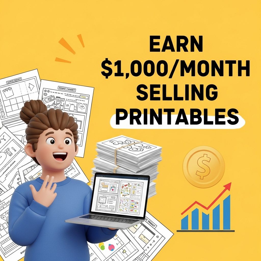 Earn $1,000 a Month Selling Printables: A Complete Guide earn 1000 month selling printables