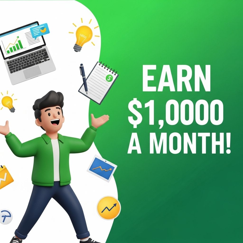 earn 1000 month simple tips