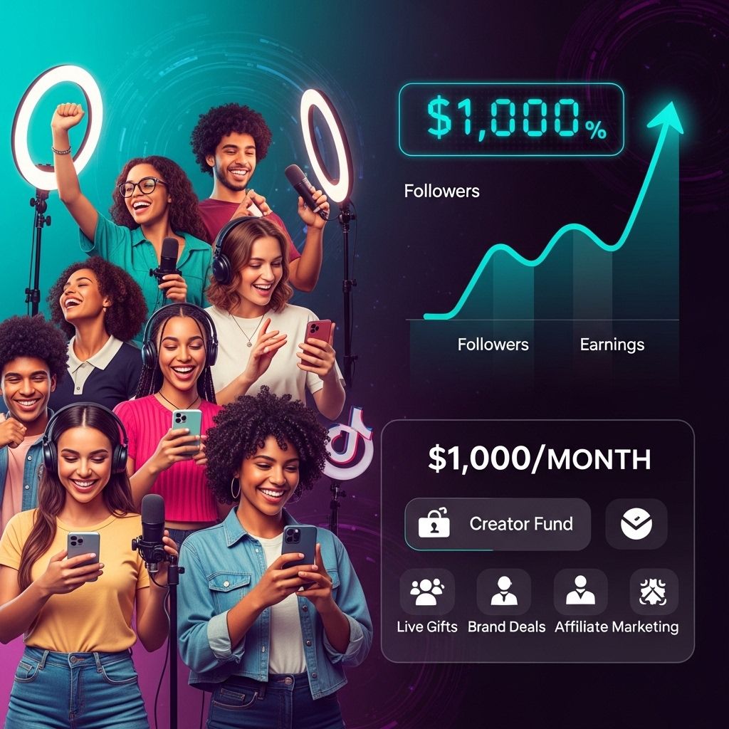 earn 1000 month tiktok