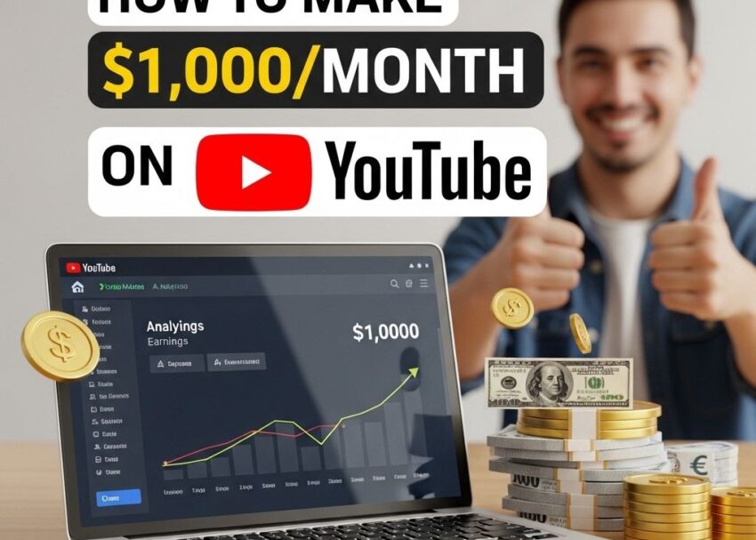 earn 1000 month youtube